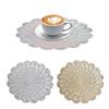 PVC Placemat for Dining Table Scratch-Resistant Hollow Pad Decorative Heat-Resistant Table Bowl Mats for Kitchen Restaurant Use