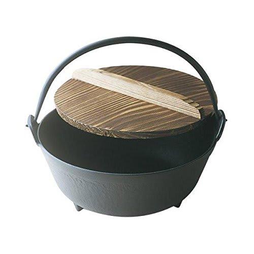 Oigen Nambu Ironware Round Pot, 7 Inches, Direct Heat Compatible, F-21