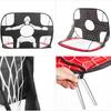 Nylon Football Goal Net Foldable Soccer Goal Adults Football Target Net for Playground Backyard Indoor Outdoor Use