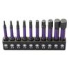 Magnetic Hex Head Screwdriver Bit Set with 10pcs H1 5 H6 for Impact Drivers