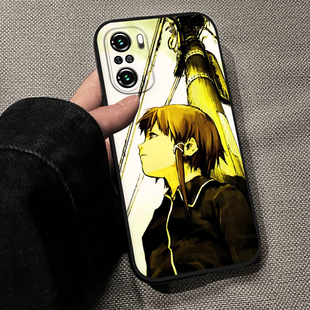 Anime S-serial Experiments Lain Phone Case For Xiaomi Redmi 13 12 13 12C 14C Redmi Note 14 13 12 Pro Plus 12S 11S 11 10S Soft C