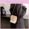 Fashionable Minimalist Women's Bag 2023 Spring New Cute Portable Phone Bag Chic Shoulder Crossbody Bag