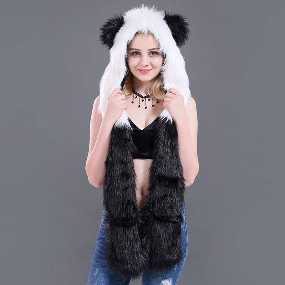 Warm Warm Earmuff  Hat 3 in1 Hat Scarf Set Winter Cap With Scarf Gloves  for Men Women