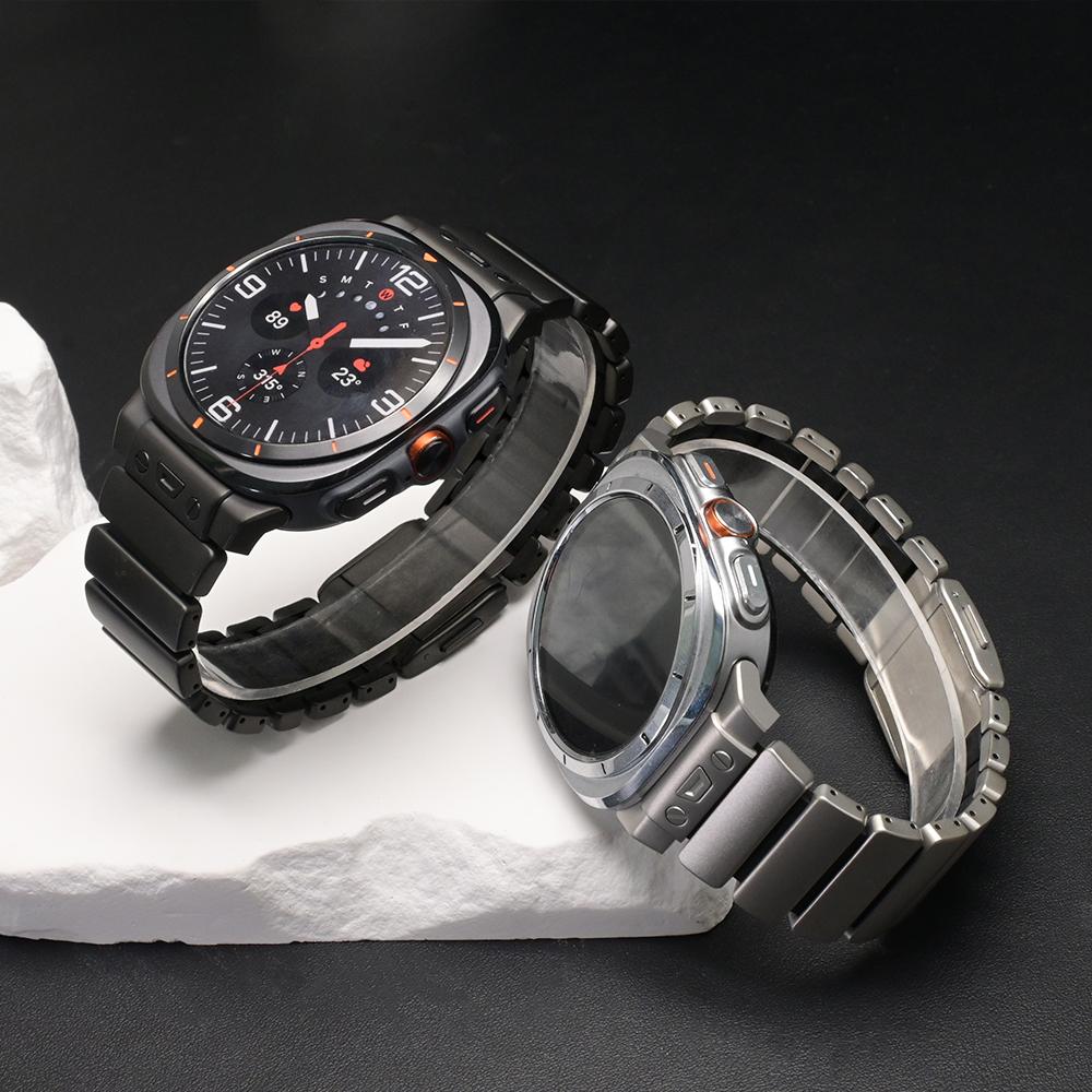 Luxus-Titan-Armband für Samsung Galaxy Watch Ultra 2025 Metall-Uhrenarmband für SAMSUNG GALAXY WATCH ULTRA 47MM 2024 Zubehör