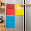 Fridge Storage Pocket File Holder with Large Magnetic Back, Wall Hanging Plastic Document Classroom Assignment Organizer, A4 Paper Organizer Case for