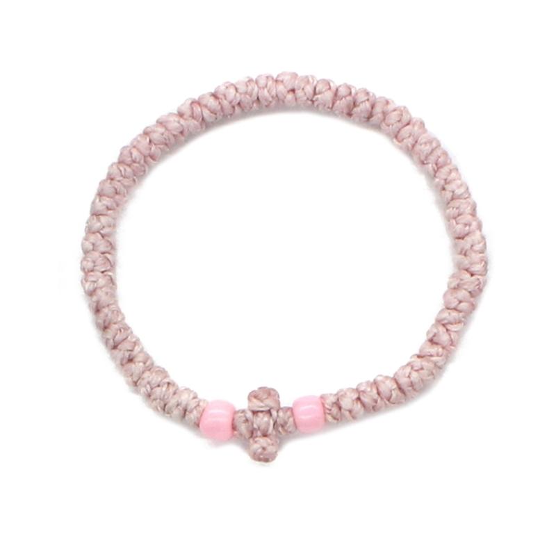 Verstellbares griechisch-orthodoxes Armband, christliches Gebetsarmband, handgewebt, Unisex-Armband, religiöses Handketten-Ornament