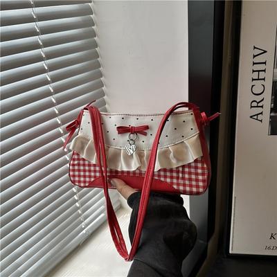 Fashion Versatile Sweet Bow Armpit Bag Women's Summer Simple Niche High-end Single Shoulder Handbag