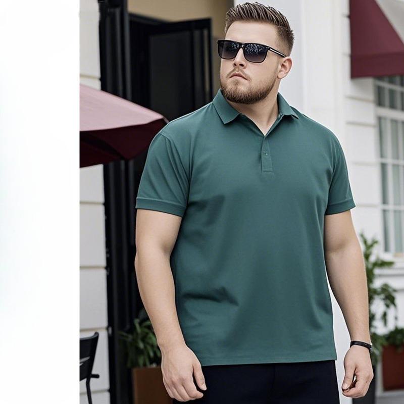 Kurzarm-Poloshirts für Herren Arbeits-Pulloverhemden Feuchtigkeitsableitend Leichte Golfshirts Herren Sommer Lockerer Schnitt Mit Knopfleiste Kragen T-Shirt