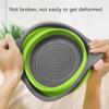 Folding Silicone Drain Basket Fruit Vegetable Washing Basket Foldable Strainer Colander Collapsible Drainer Kitchen Storage Tool Set