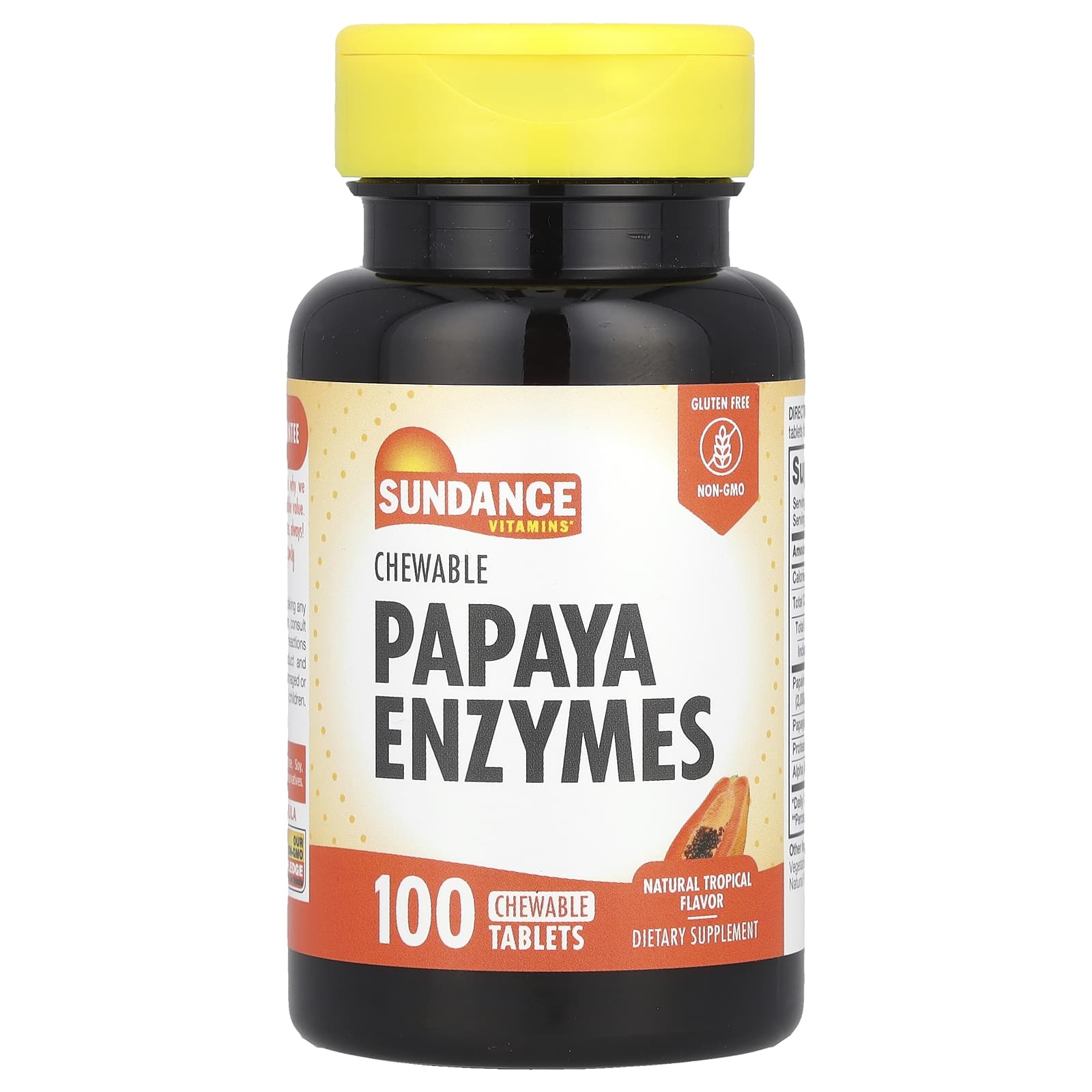 

Chewable Papaya Enzyme, Natural Tropical, Chewable Tablets 100