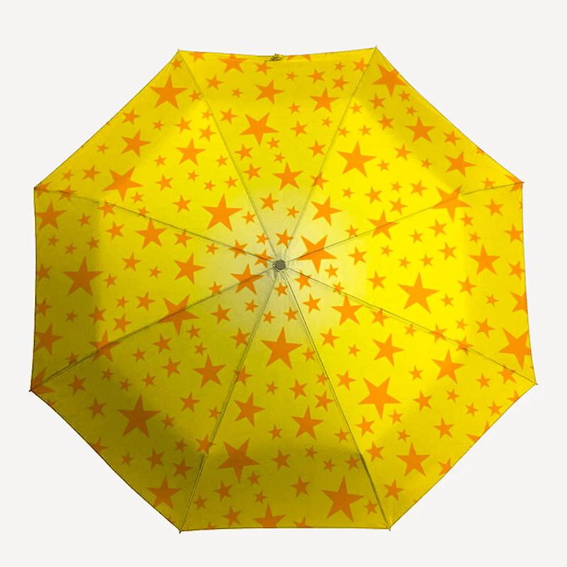 

1pc Starry Moon Automatic Open/Close Umbrella, Compact Travel Umbrella, 8-Rib Sturdy Frame - Ideal Gift for Friends yy251118004