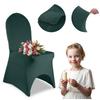 Green Banquet Chair Cover, Elastic, Premium