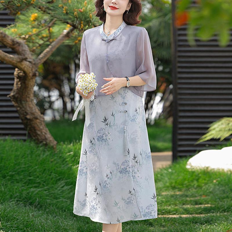 Elegant New Chinese Style Summer Dress