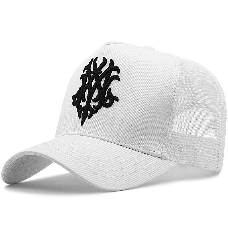 Summer baseball cap high top showing face small big head circumference sun hat sun hat net breathable hat