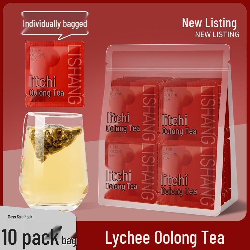 Lychee High Mountain Oolong Cold Brew Tea Bags for Milk Tea and Hospitality