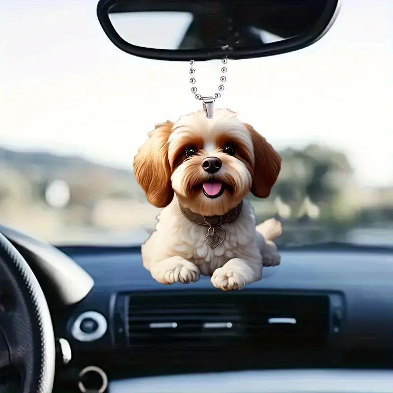 Charming Acrylic Hanging Pendant Ideal For Car Interior Decoration And Cheer Holiday