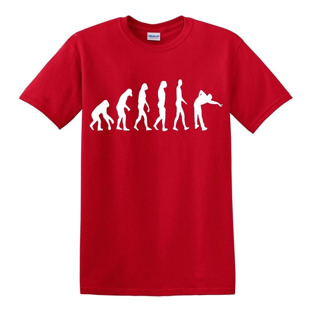 APE HUUnisex SNOOKER EVOLUTION TSHIRT Funny Birthday Sport Game Present Gift Top 2XL