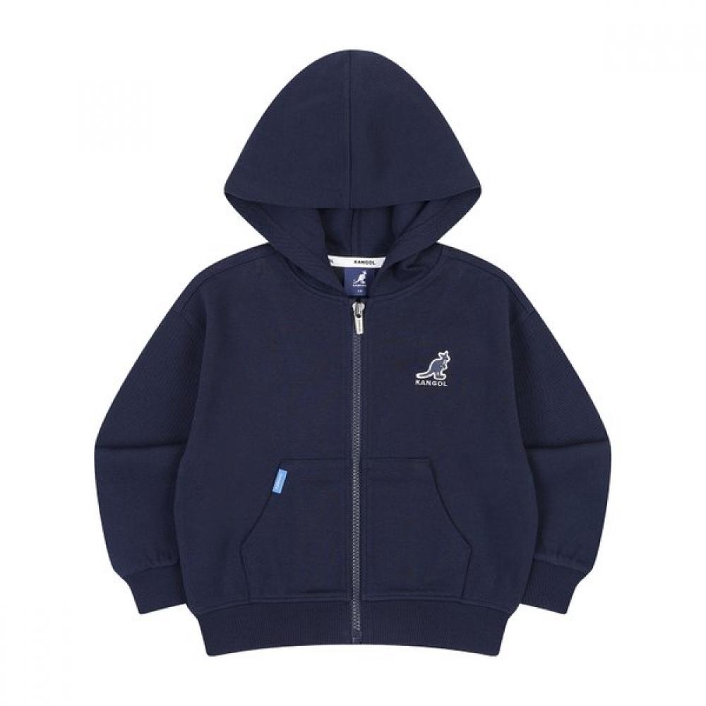 Kangol Kids Basic Zip Up Hooded Crop Ra 0001 Navy navy/145