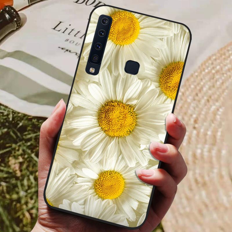

Для Samsung A9 2018 Чехол Силиконовая Накладка Черный Милый Мультяшный Чехол Для Samsung Galaxy A9 A7 2018 A 9 A920 Coque Funda Чехол для телефона for Samsung A9 2018