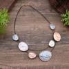Circular Women's Necklace Irregular Neck Pendant Jewelry Colorful Choker  Women