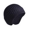 Simple Solid Color Men Casual Warm Knitted Hat With Ear Protection For Winter