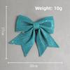 Christmas Gold Powder Bow-shaped Christmas Tree Decoration Pendant Gift Box Accessory