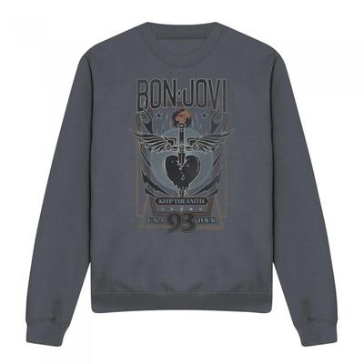 Bon Jovi Unisex Adult Keep The Faith Sweatshirt