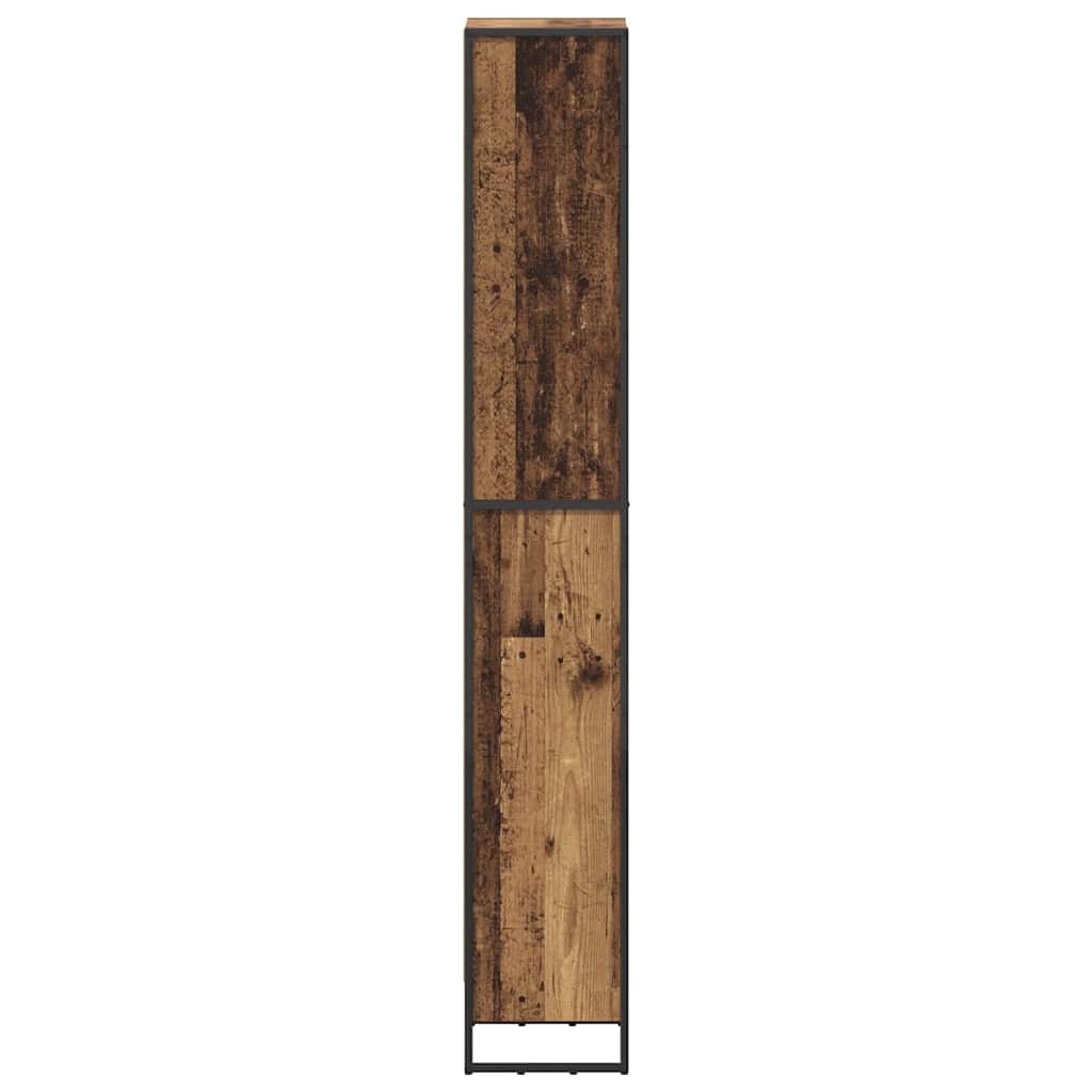 Vintage Wood Bookshelf 40 x 30 x 189.5 cm Engineered Wood