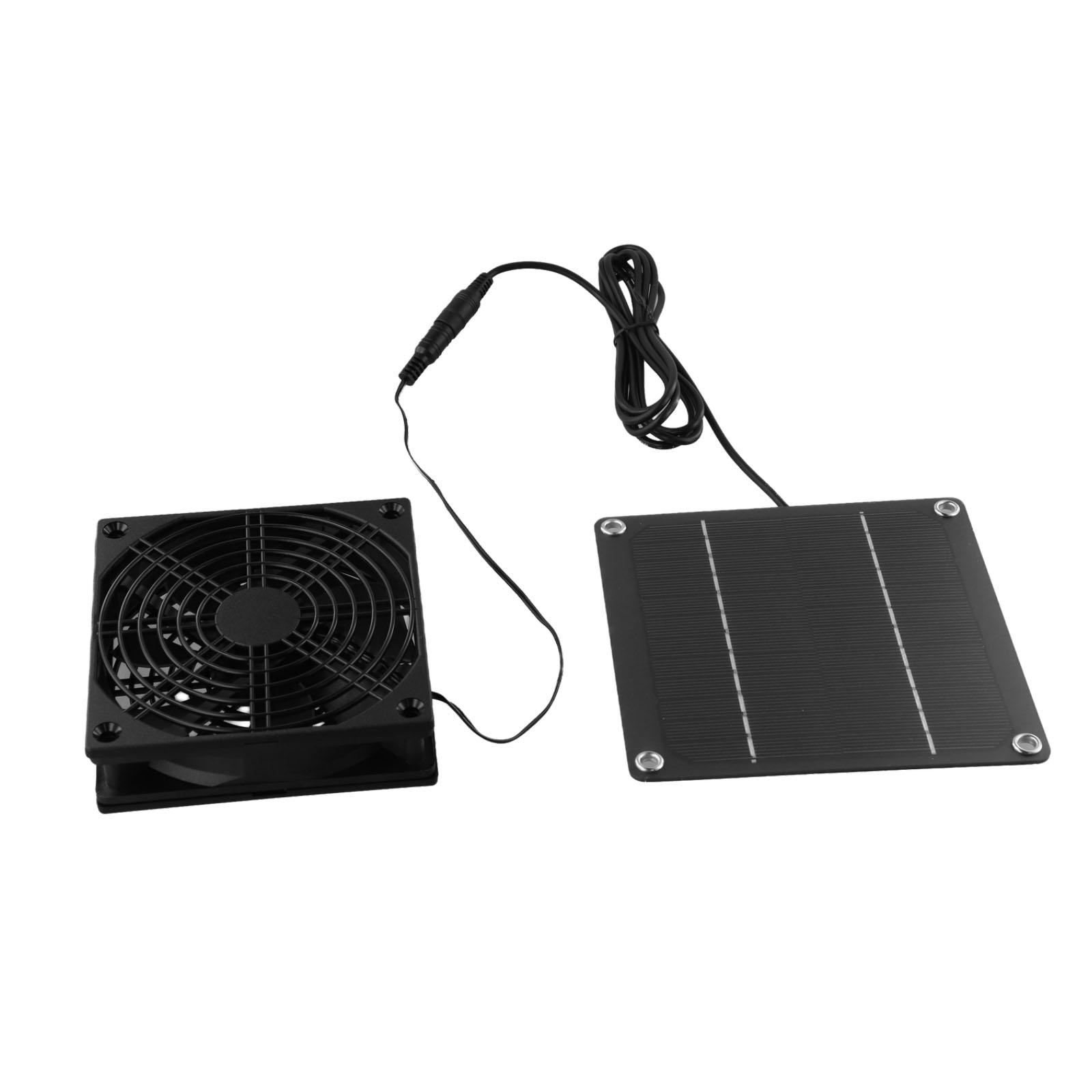 

50W Solar Exhaust Fan with Monocrystalline Silicon Panel for Greenhouse Poultry House Ventilation High Speed Fan to Enhance Air China Mainland