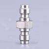 Double Male Quick-Disconnect Coupling Adaptor Stainless Steel Air Fill Station Tool Fittings Universal Double Male
