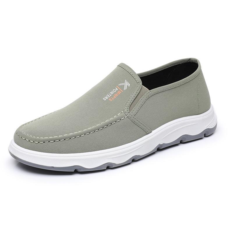 Men's spring and autumn cloth surface pedal old Beijing casual fashion dad shoes non-slip and lightweight medium and old lazy shoes