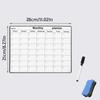 Refrigerator Magnet Monthly Planner With Dry Erase Surface And Reusable Design Perfect For Home Kitchen Schedule Organization