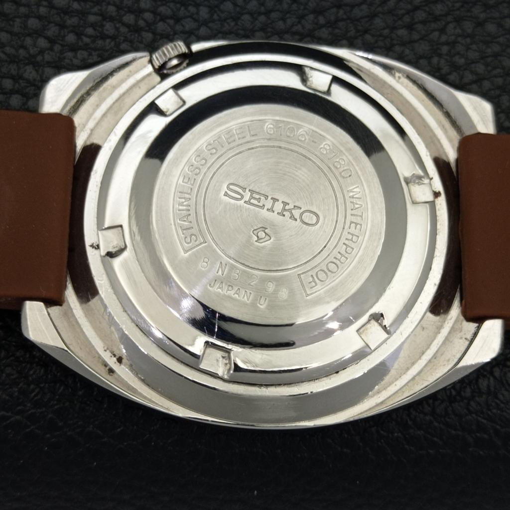 JAPAN VINTAGE SEIKO 5 AUTOMATIC 6119C MENS SILVER COLOR DIAL WATCH a702319-5 R124-a702319