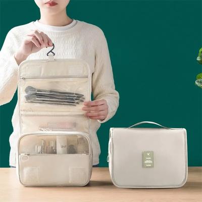 Make-up-Tasche Reise Kosmetiktaschen Toilettenartikel Organizer wasserdichte Lagerung Neceser Badezimmer Haken Waschbeutel hohe Qualität Frauen