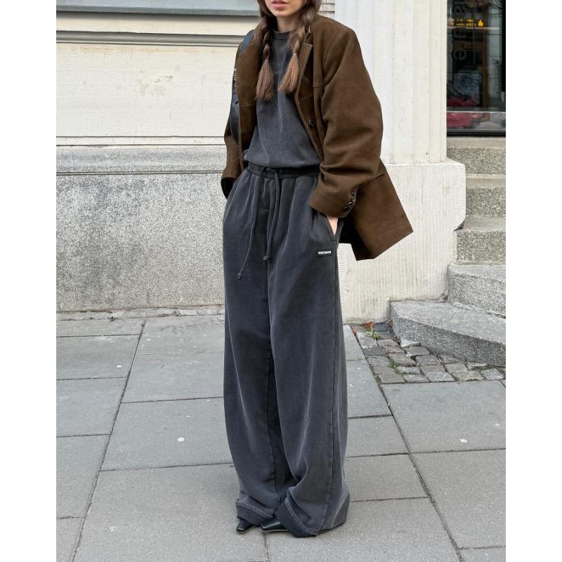 Damen Vintage Verdickt Mittellang Umlegekragen Wildleder Pendler Wintermantel Jacke