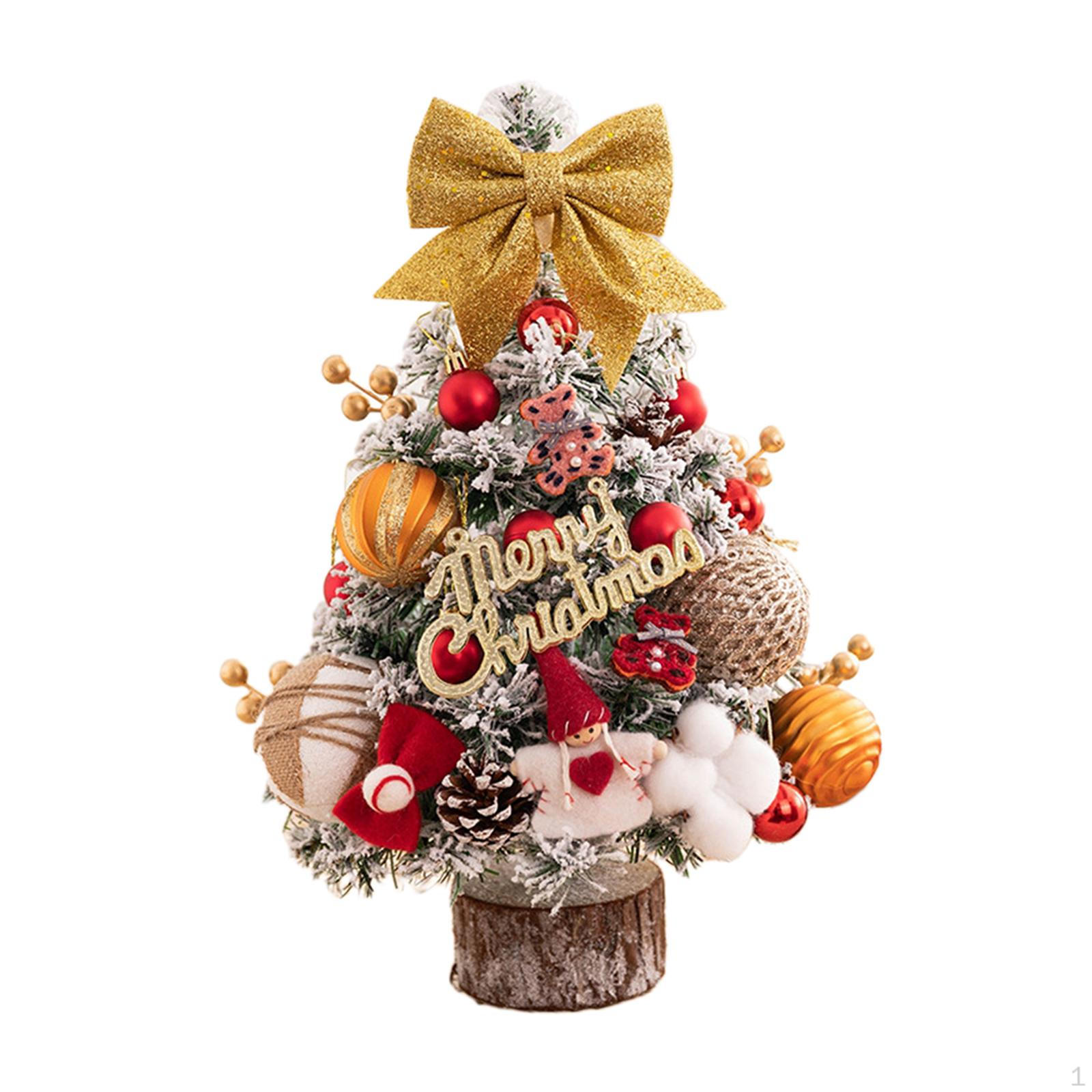 Artificial Tabletop Christmas Tree 45cm with Lights Holiday Xmas