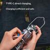 Portable Rechargeable LED Camping Lantern 3 Adjustable Brightness Modes Waterproof 10H Runtime with Metal Hook