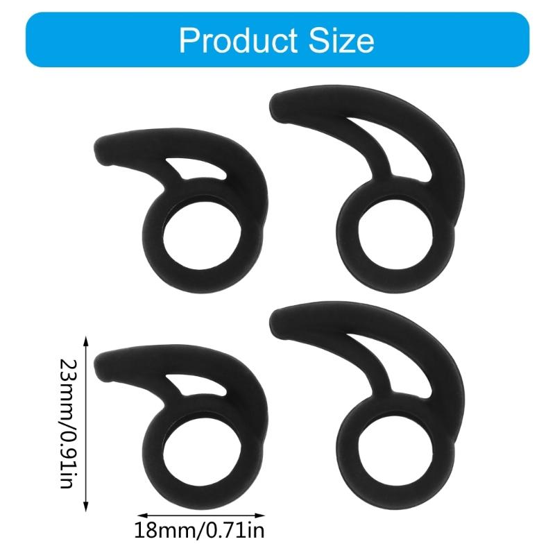 Silikon-Ohrstöpsel, Ohrpolster, Kopfhörer-Kissen, universell mit Ohrbügel für Android-Smartphones, Ohrhörer, Ohrpolster