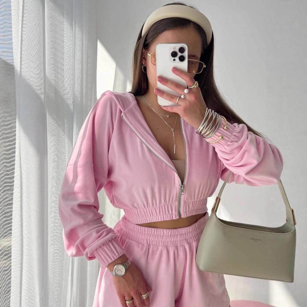 2025 Autumn Women's Hooded Casual Set: Long Sleeve & Pants