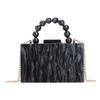 Acrylic Bag Beads Portable Shoulder Messenger Chain Box Bag Dinner Bag Direct Sale