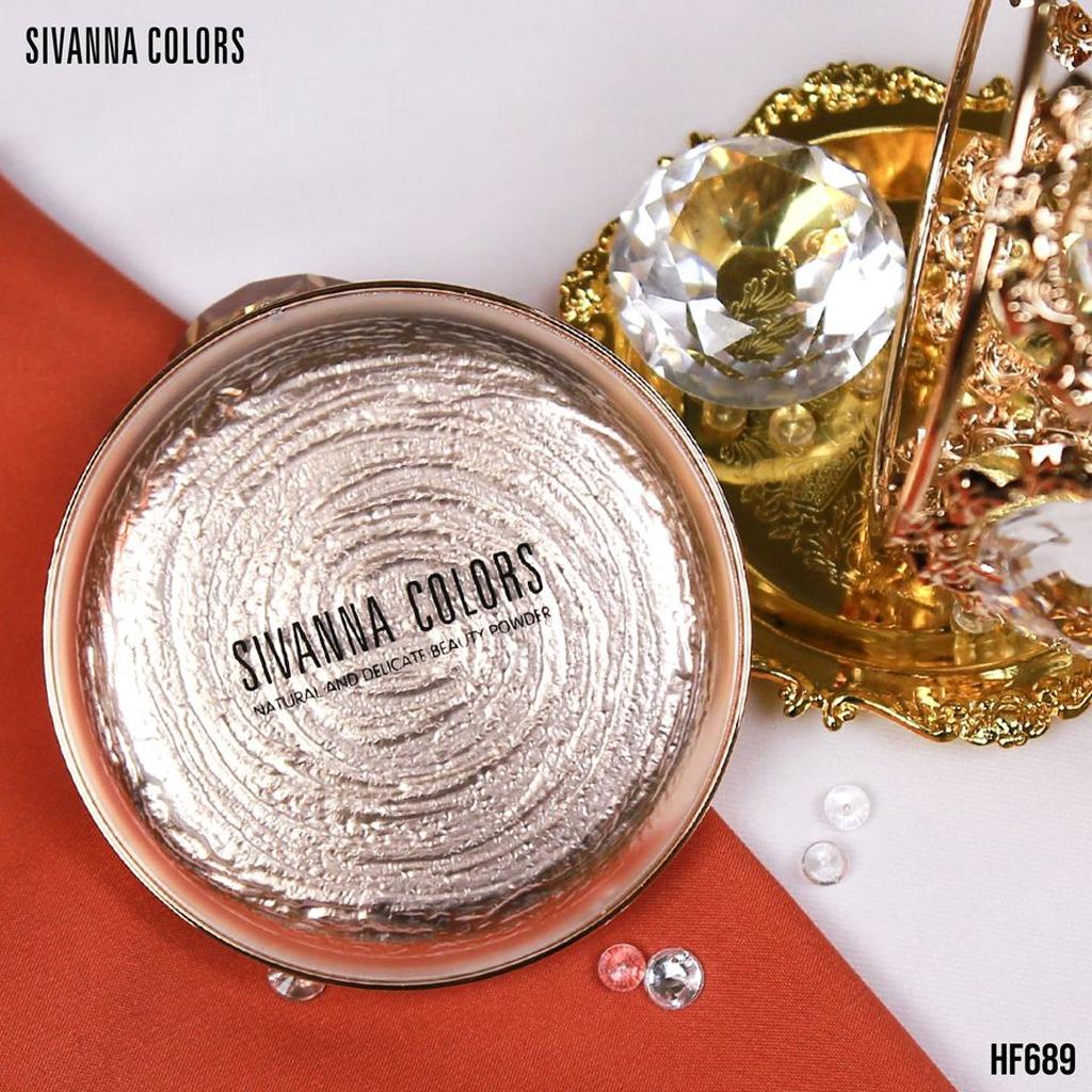Sivanna Colors Natürlicher und zarter Schönheitspuder Nr. 01 - 02, 20 g. HF689 – Thailändisches Kosmetik-Make-up