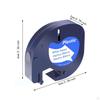 2 Pieces Label Maker Refills 12mmx4M Roll Tape Waterproof Labels Paper