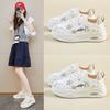 Móda 2025 Jaro Nové Dámské Boty Korejská Verze Síťované Prodyšné Zvýšení Výšky Ležérní Plátěné Boty Módní Všestranné Platformové Tenisky