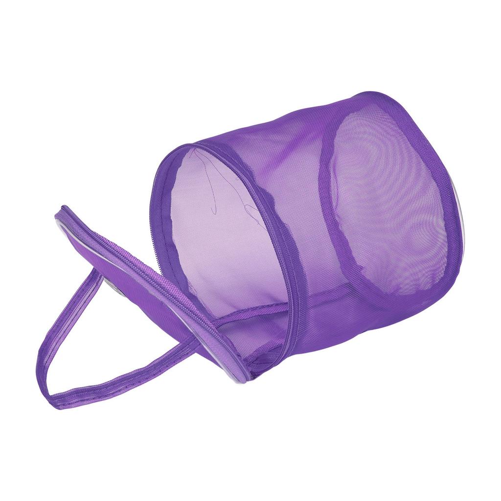 Cesta de Costura Alça Portátil Espaço Amplo Design de Malha Nylon Ampla Aplicação Bolsa de Tricô