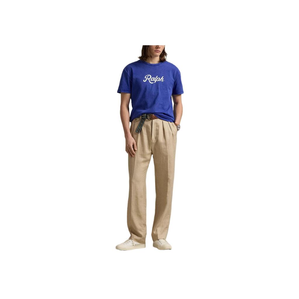 Polo Ralph Lauren Letter Print Logo Cotton Short Sleeve T-Shirt Men tops 710936401-010
