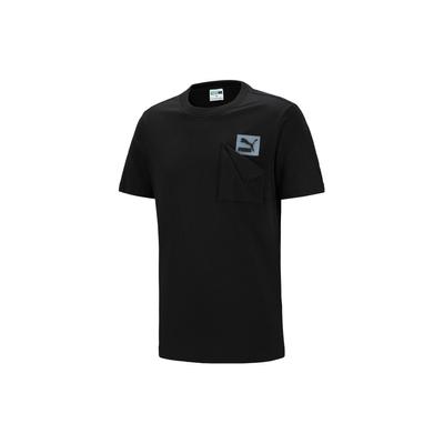 Solid Color Round Neck Pullover Slim Fit Short Sleeve T-Shirt Unisex Tops Black 622142-01