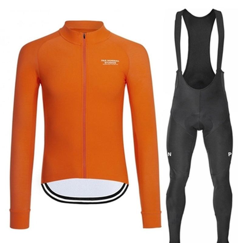 Autumn and Winter Long-sleeved Cycling Shirt Mountain Road Cycling Suit Strap Set 2026 Autumn Breathable Cycling Suit Set