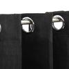 VidaXL Blackout Curtains Linen Look 2 Pcs Anthracite 140x245 Cm