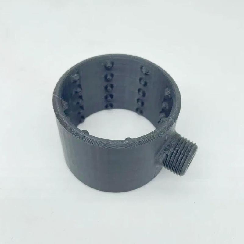 Shower Head Powerful Supercharging Hydromassage 360-Degree Ring Water Spray Spiral Nozzle All-Round Cleaning Shower Head