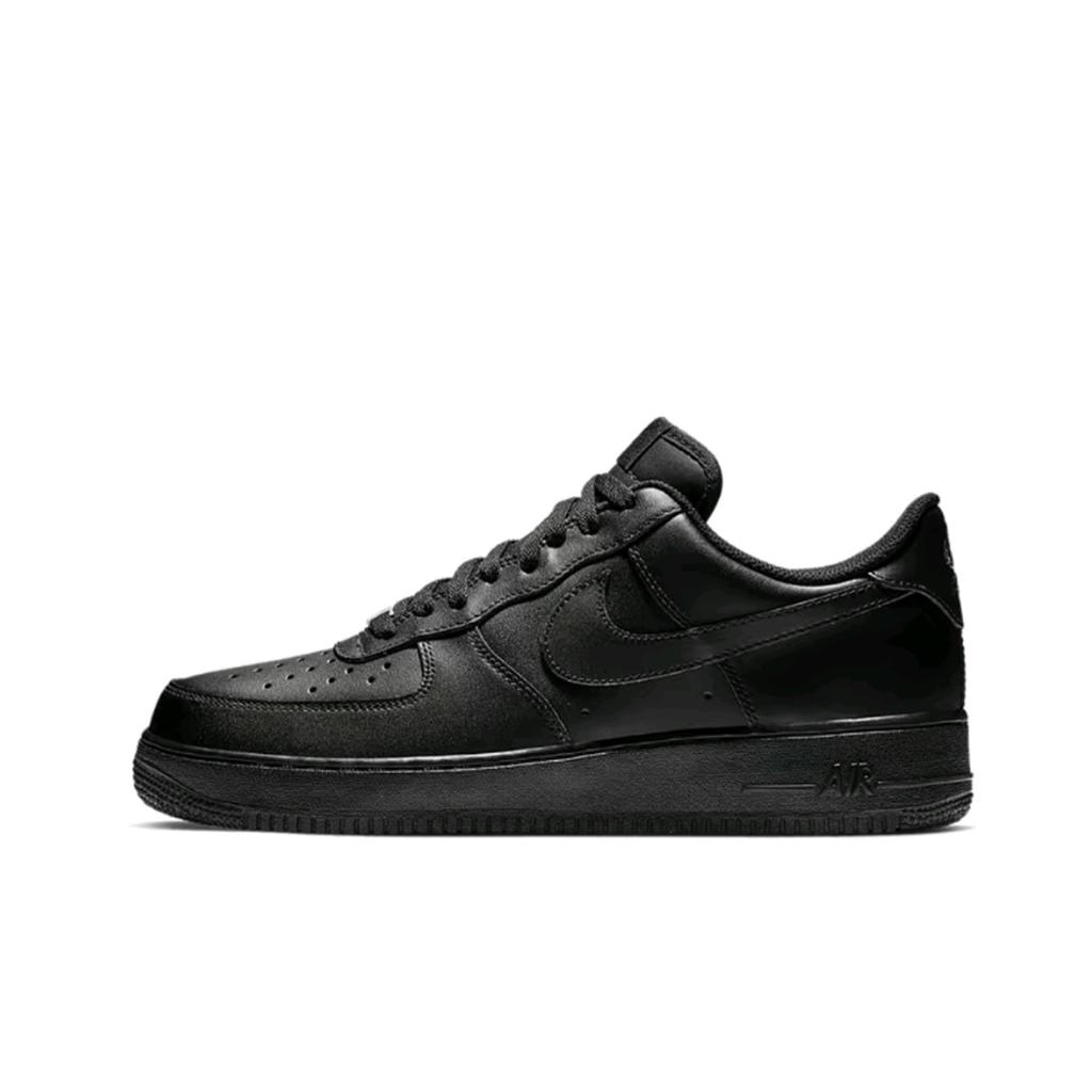 Nike Air Force 1 Slip Resistant Abrasion Resistant Low top Skateboard Shoes Unisex Black Gray CW2288-001(Team619-)